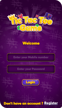 Tic Tac Toe Screen 1