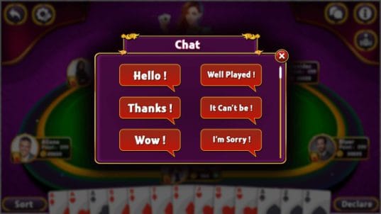 rummy sample screen 5