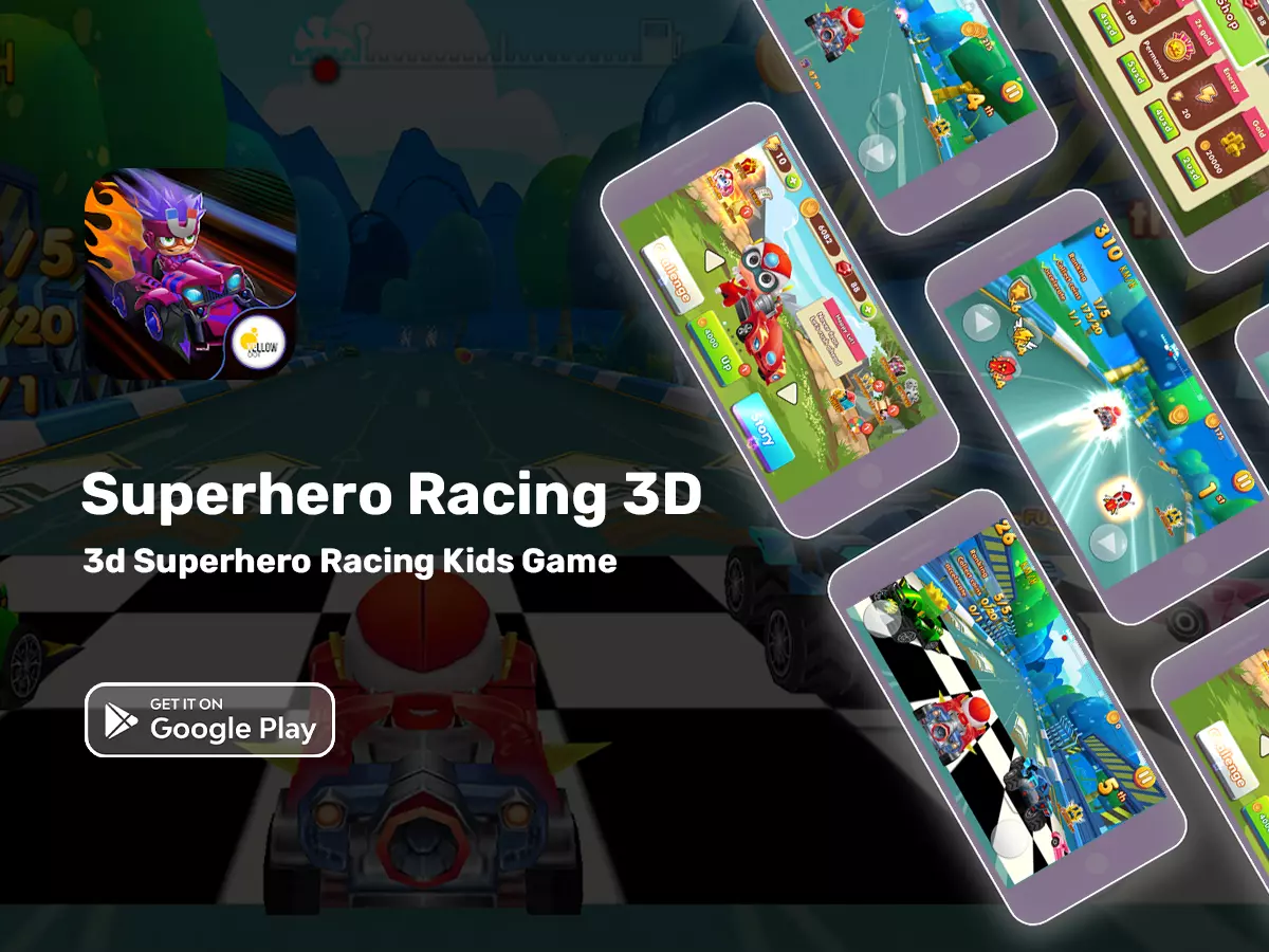 Superhero Racing 3D