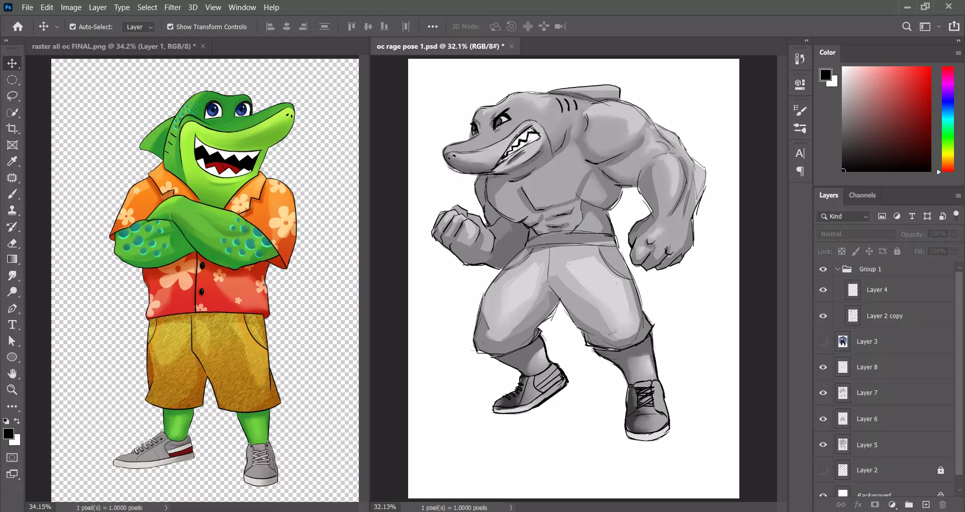 2D Character Design