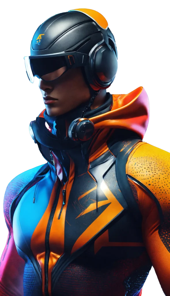 Futuristic athlet